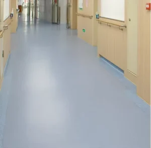 Modern Anti-slip Homogeneous PVC Vinyl Flooring Roll 2.0mm Commercial Hospital Grade Waterproof Sheet Plastic