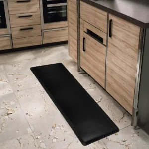 Modern Decorative PU Foam Non-Slip Anti-Fatigue Floor Mat, PET-Friendly, 1-Inch Thick, for Office and Kitchen