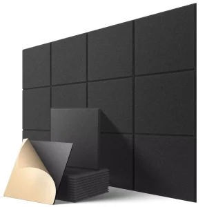 Modern Design Acoustic Wall Panel Noise Cancelling Polyester Wooden Studio Veneer Finish Sound Advantage Graphic Design Solution