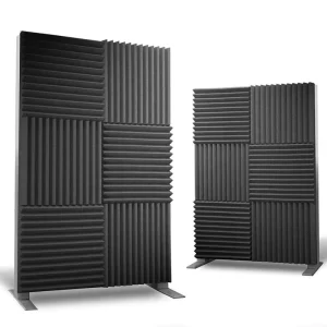 Modern Design Fireproof Acoustic Foam Wall Panels 30x30x5 cm 12pcs Hotel Studios Sound Absorption Wedge Sheet Styles
