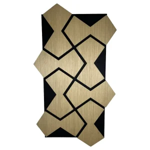 Modern Design Hexagon Acoustic Panel Sound Insulation Hexagon Wall Board for TV Background