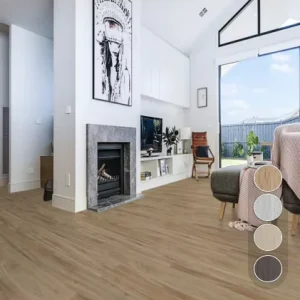 Modern Design Luxury SPC Vinyl Flooring for Indoor Use Oak Texture Surface Waterproof Scratch Resistant