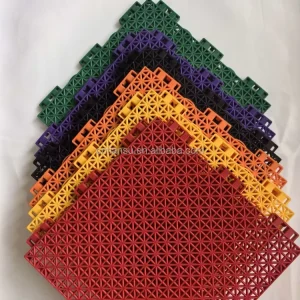 Modern Design Outdoor Tennis Badminton Basketball Court Flooring Tiles PP Interlocking Modular PP Tiles