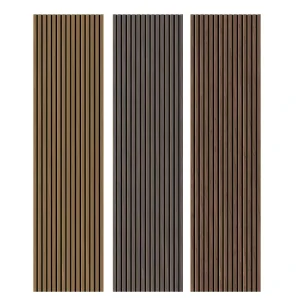 Modern Design PVC Acoustic Panels Sound Proofing Wall Ceiling Decor for Living Room Hotel 3D Model Design Solution