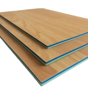 Modern Design PVC Linoleum Vinyl Flooring Roll Non Toxic Wood Pattern Indoor Gym Use Glue Installation Foam Backing