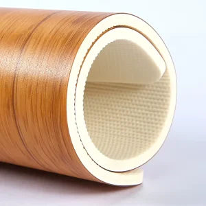 Modern Design Self-Adhesive PVC Vinyl Flooring Roll Waterproof Wear-Resistant Floor Tiles Plank for Gym Anti-Slip Feature