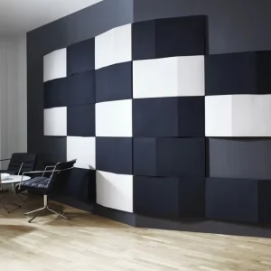 Modern Design Soundproof Acoustic Panels for Hotel Use 100% Polyester Fiber Construction Decoration