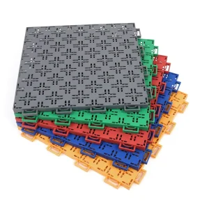 Modern Design Tennis Basketball Court Interlock Tiles PP Plastic Material for Outdoor Temporary Grid Flooring