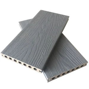 Modern Eco-Friendly Anti-UV Dual Lock Click Wood Grain Extrusion WPC Wood Plastic Composite Terrace Floor Waterproof Patio