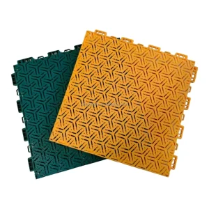Modern Eco Friendly PVC SPC Flooring Waterproof Indoor Interlocking Sports Floor Tiles Suspended Artificial Grass Easy Install