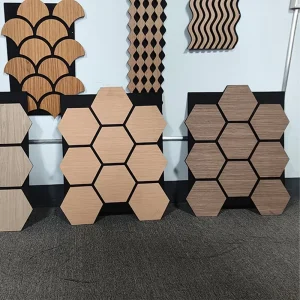 Modern Eco friendly Polyester Fiber Soundproofing Self Adhesive Office Interior Decor Acoustic Panels with 29dB Noise Reduction