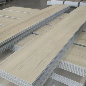 Modern Eco friendly SPC Flooring with Scratch resistant Floating Vinyl Planks for Living Rooms and Stairs