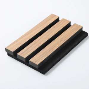Modern Engineered Veneer Acoustic Panels 600x2750mm Lightweight Durable