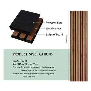Modern Fabric Wrapped Acoustic Panels Fiberglass Core NRC 1.0 Sound Absorbing Soundproof Wall Panels for Cinema Theater