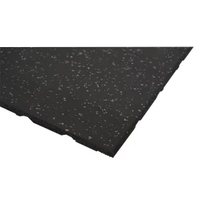 Modern Gym Flooring Rubber Mats Non-slip Commercial Composite White Fleck Garage Floor Tiles Rubber With Grooves