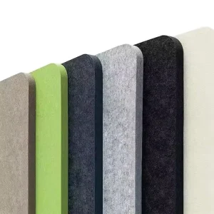 Modern High Density 100% Polyester Eco Friendly Acoustical Panel NRC 1.0 Home Office Living Room Apartment Bedroom Hospital