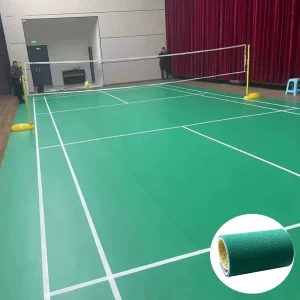 Modern High Density Waterproof PVC Badminton Court Flooring for Indoor Outdoor Sports Courts Durable Eco Friendly Artificial