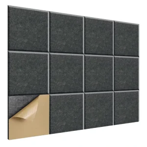 Modern High Tolerance Fireproof Polyester Fiber Acoustic Decorative Felt Board Panels for Hotel Home Soundproof Walls
