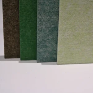 Modern Hotel Decorative Sound Absorbing Acoustic Wall Panel 100% PET Fiber Felt Polyester Eco-Friendly Fireproof Soundproof Wall