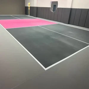 Modern Indoor PVC Vinyl Flooring Roll Mats for Gym Sport Courts Anti Slip Waterproof Eco Friendly