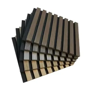 Modern Interior Decor Wall Panel Acoustic Panel with Veneer Finish Sound Absorbing for Studio Hall School