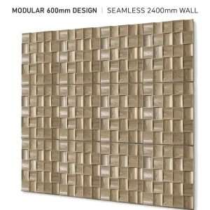 Modern MDF 3D Acoustic Slat Panel with Sound Insulation Fireproof for Living Room Bedroom Apartment