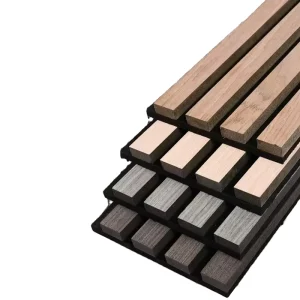 Modern MDF Acoustic Wall Panels for Exterior Interior Use Living Room Hotel Kitchen Soundproof NRC 90% Waterproof Outdoor