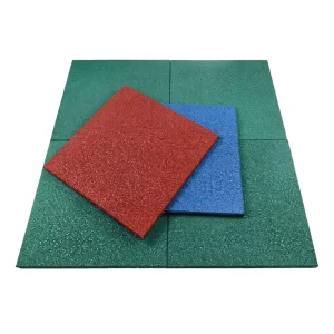 Modern Minimalist Rubber Granule Floor Mats Suitable for Sports Venues Durable Slip resistant Outdoor Rubber Mats