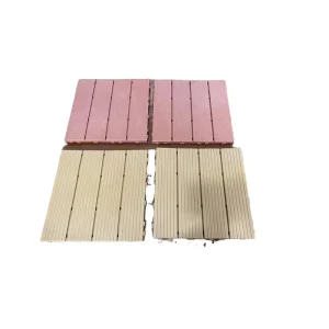 Modern Non-Slip Interlocking PP Turf Tile Flooring Panels Mesh Easy Installation Durable And Stable 300x300x25mm