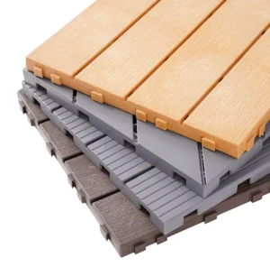 Modern Non-Slip Interlocking Turf Tile Flooring Mesh Easy Installation Injection Plastic Modling Type