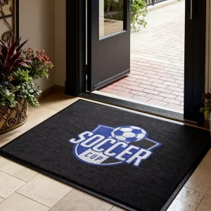 Modern Nylon Anti Slip Printed Doormat Garage Mats Eco-Friendly Washable Pet Friendly CE Certified