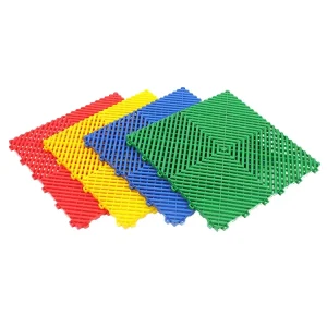 Modern Outdoor High-Store Deck Anti-Slip PP Tile for Badminton Court and Futsal Interlocking Vinyl Flooring Wear-Resistant Plain