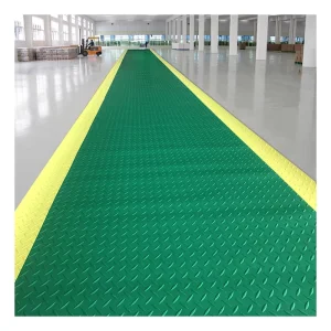 Modern PVC Adhesive Waterproof Anti-Slip Anti-Scratch Eco-Friendly Indoor Flooring Roll for Car Garage Workshop