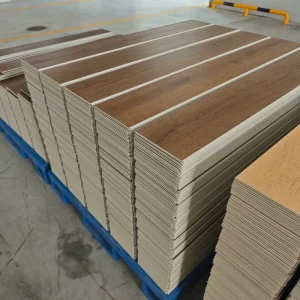 Modern PVC SPC Flooring with Wood Grain for Bedroom Workshop Hotel Apartment Office and Living Room