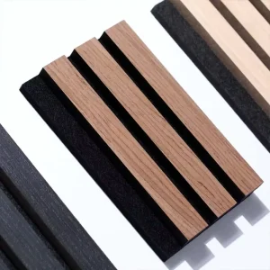 Modern Particle Board Acoustic Panels with Soundproof Wood Veneer Finished Surface First Class Quality for Office Use