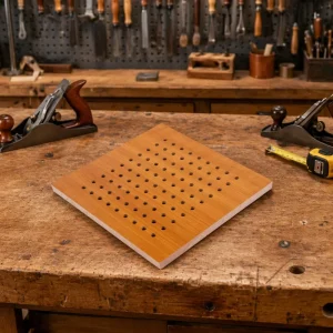 Modern Perforated Wood MDF Acoustic Panels Eco Friendly Polyester Fiber for Music Studios Home Theaters High Noise