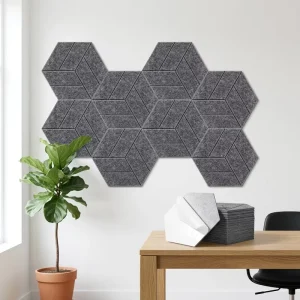 Modern Polyester Acoustic Wall Panels with 0.5 NRC 3 Year Warranty for Apartment and School Use