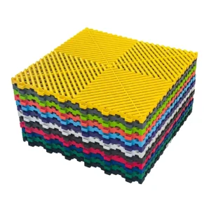 Modern Removable Interlocking Wear-resistant PP Garage Floor Tiles Anti-slip Flooring for Workshop Warehouse