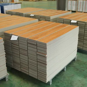 Modern SPC Hybrid Flooring 8mm/5mm Eco-Friendly Wood Grain Surface Anti-Slip Click Lock System Waterproof Indoor Use