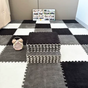 Modern Simple Splicing Cross-border Washable Baby Climbing Floor Mat for Full Shop Use Puzzle Carpet