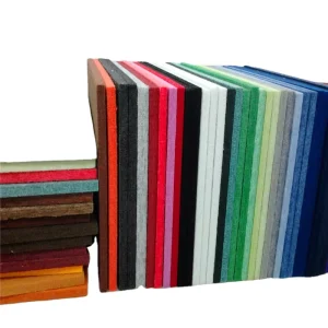 Modern Sound Absorbing Acoustic Wall Panels with Felt Polyester Fiber and Graphic Design for Hotels Warehouses & Schools