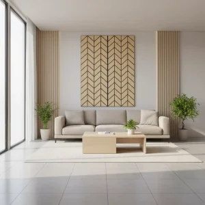 Modern Soundproof Indoor MDF Acoustic Panel Slat Panels for Bedroom Gym Wall Projects