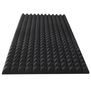 Modern Studio Acoustic Foam Panels with Periodic Groove Structure and 3D Model Design for Hotel Exterior Sound Absorption