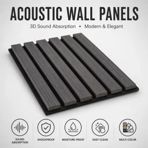 Modern Thickened Sound Absorbing Felt Polyester Fiber Acoustic Panels with 3D Model Design for Hotel