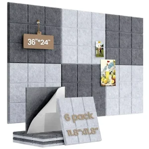 Modern Waterproof Fireproof PET Grooving Acoustic Panels High Density Sound Absorbing for Recording Studio School Auditorium