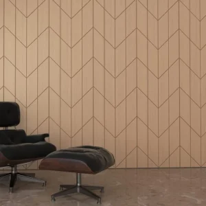 Modern Wooden Acoustic Panels with Polyester Wood Slat Design MDF Wall & Ceiling Panels High NRC Soundproofing Eco Friendly