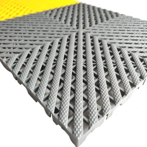 Modular Anti-Slip Car Wash Free Flow Garage Floor Tiles for Parking