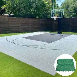 Modular Anti Slip Outdoor Sport Using Pp Interlocking Cricket Pitch Basketball Tennis Sports Court Flooring Tiles