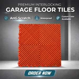 Modular Colorful Click Interlocking Garage Floor Tiles Industrial Plastic Flooring Mats for Car Detailing Hotel