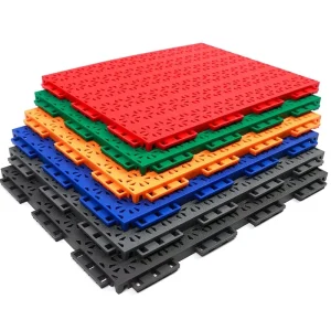 Cushioning Interlocking High-Impact Sports Floor Tiles Modular Eco-Friendly Antibacterial Flooring